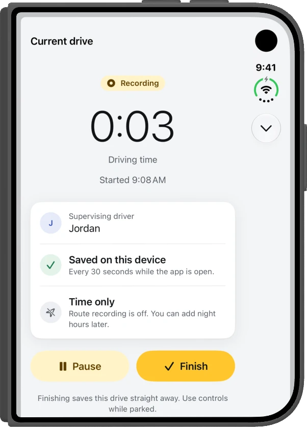 Recording on the outer screen of iPhone Duo